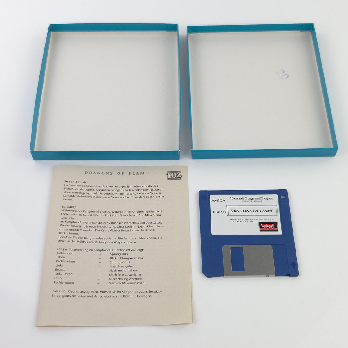 Commodore Amiga Spiel – Dragons of Flame (OVP)