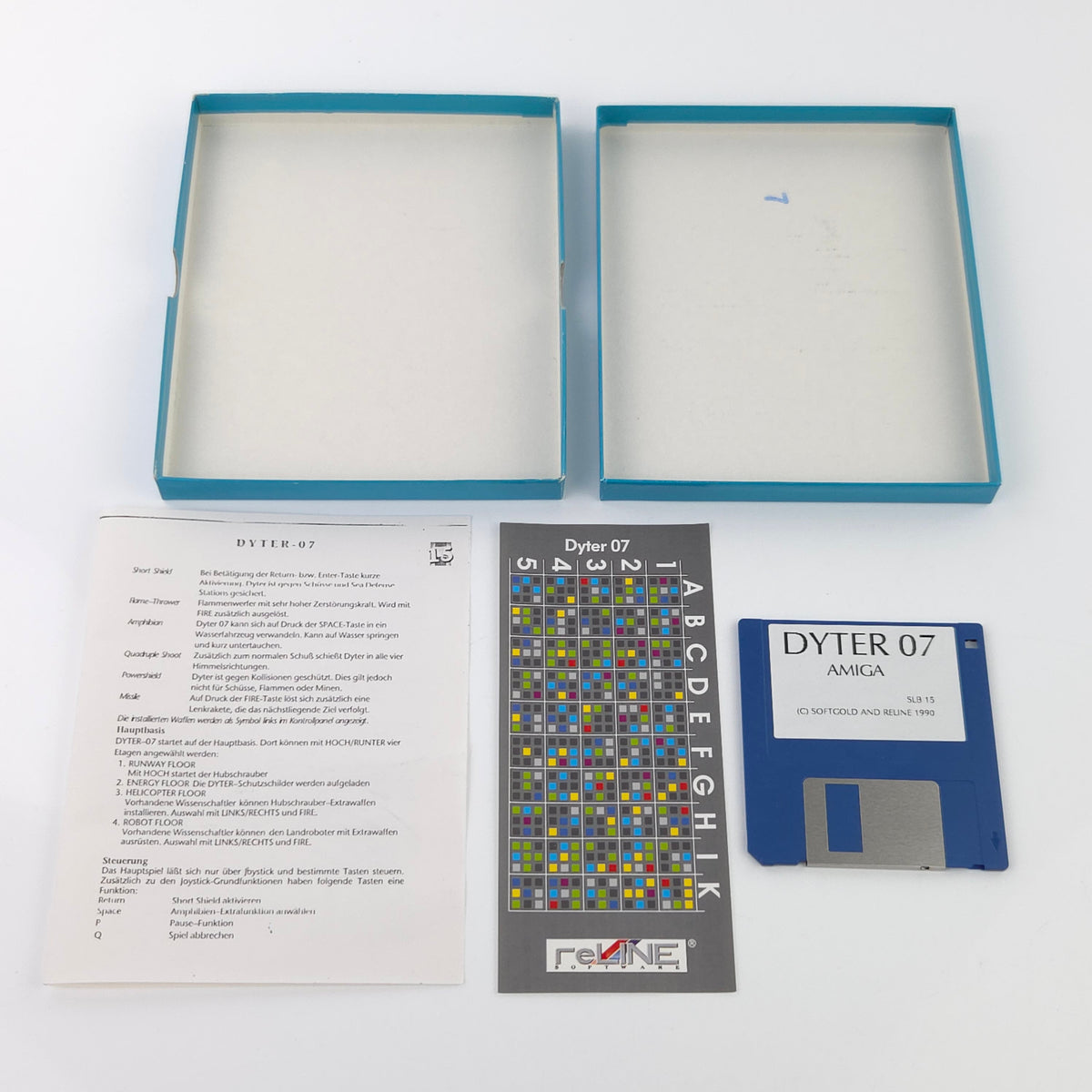 Amiga Spiel Dyter 07 Top Shots OVP CBM Disk PAL 1990