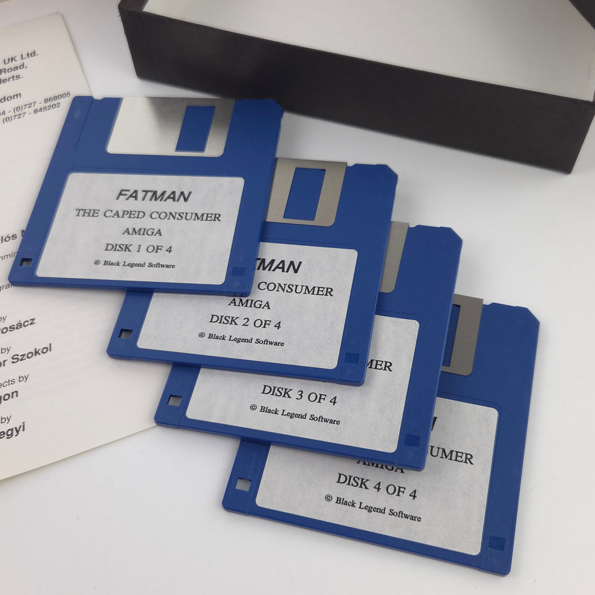 Commodore Amiga Spiel Fatman Caped Consumer Big Box OVP