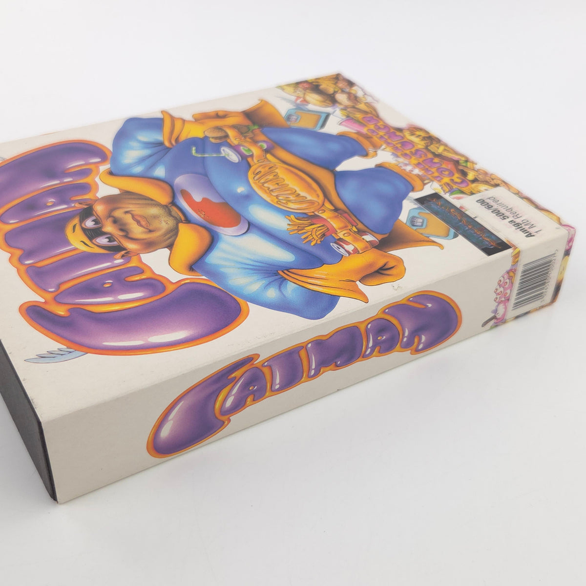 Commodore Amiga Spiel Fatman Caped Consumer Big Box OVP