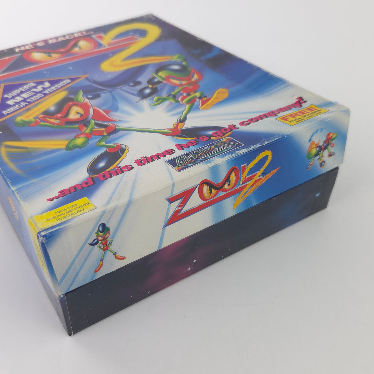 Commodore Amiga Spiel Zool 2 Big Box OVP CBM Diskette PAL