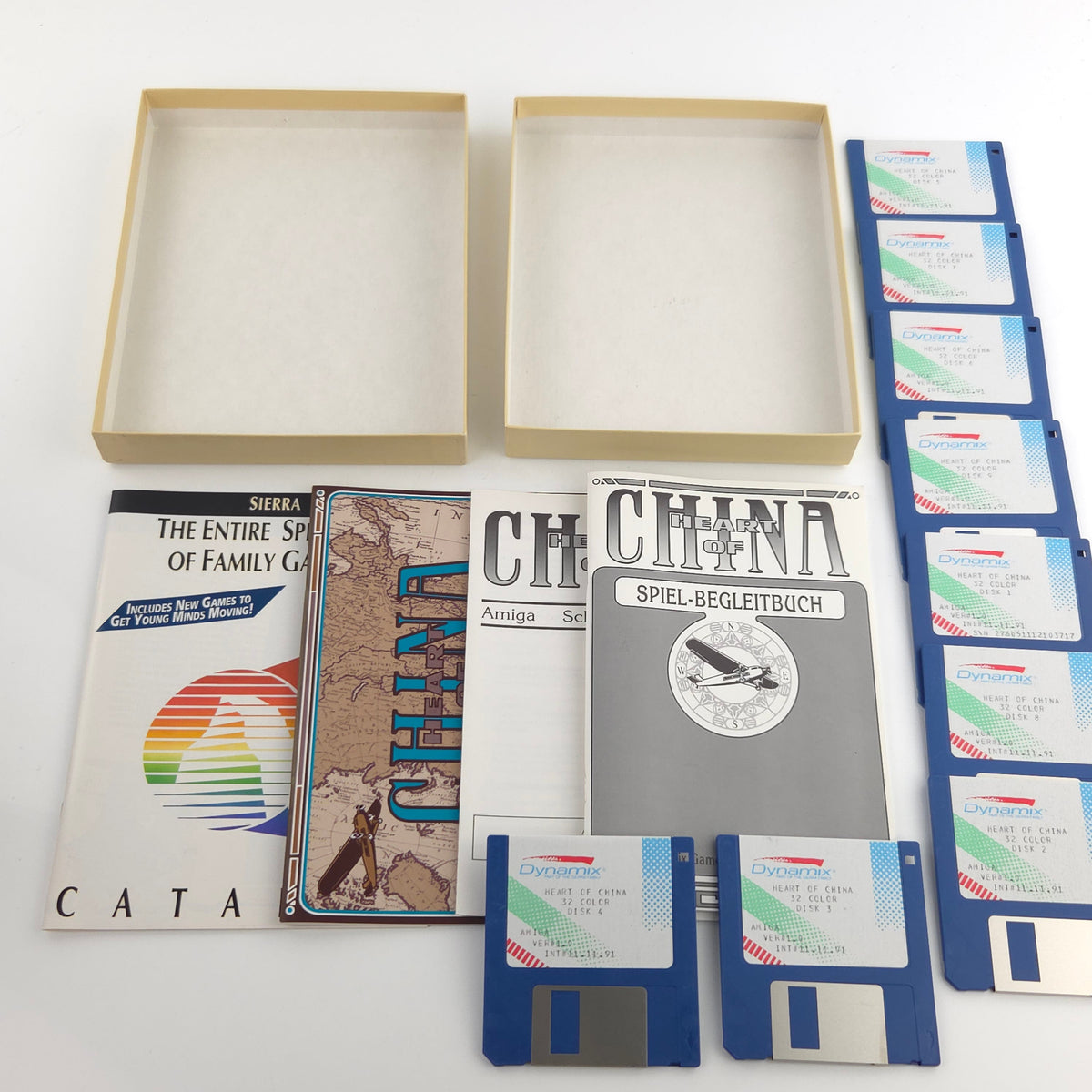 Commodore Amiga Spiel Heart of China Big Box OVP PAL