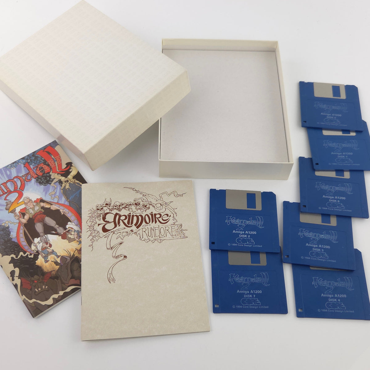 Commodore Amiga Spiel Heimdall 2 Big Box OVP PAL Core