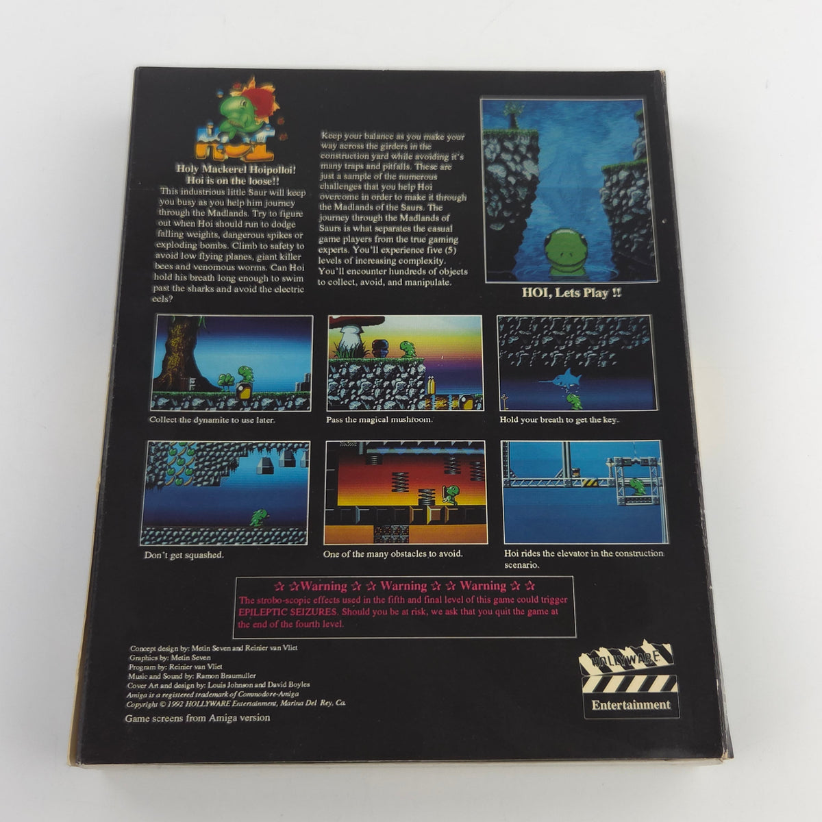 Amiga Spiel HOI Big Box OVP Hollyware CBM PAL Disk
