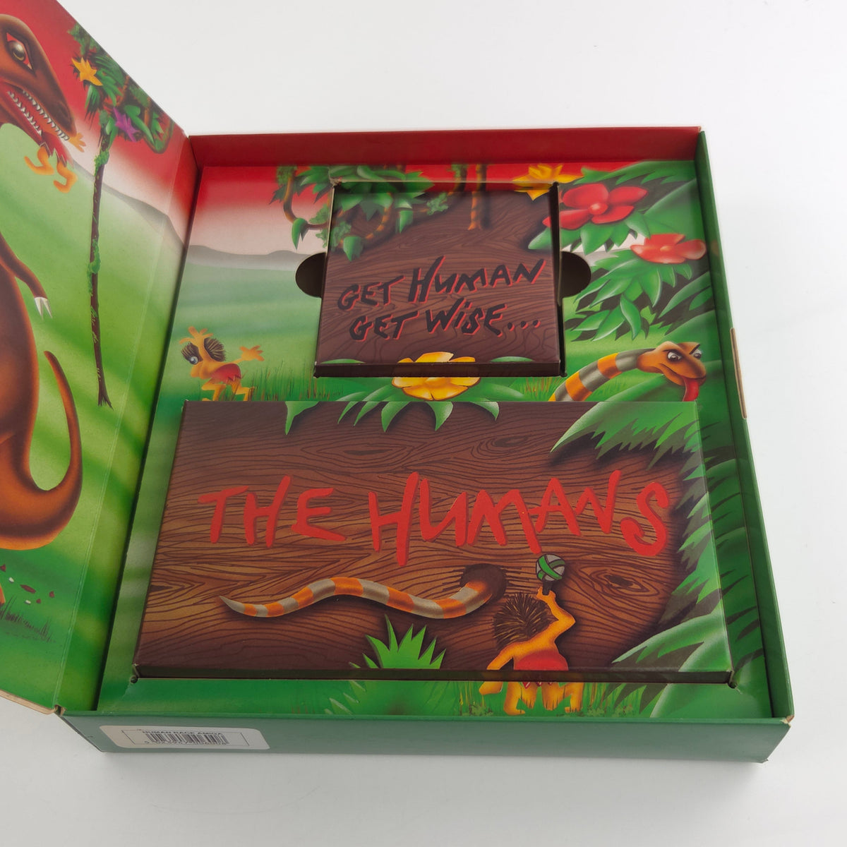 Amiga Spiel Human Race The Jurassic Levels Big Box OVP PAL