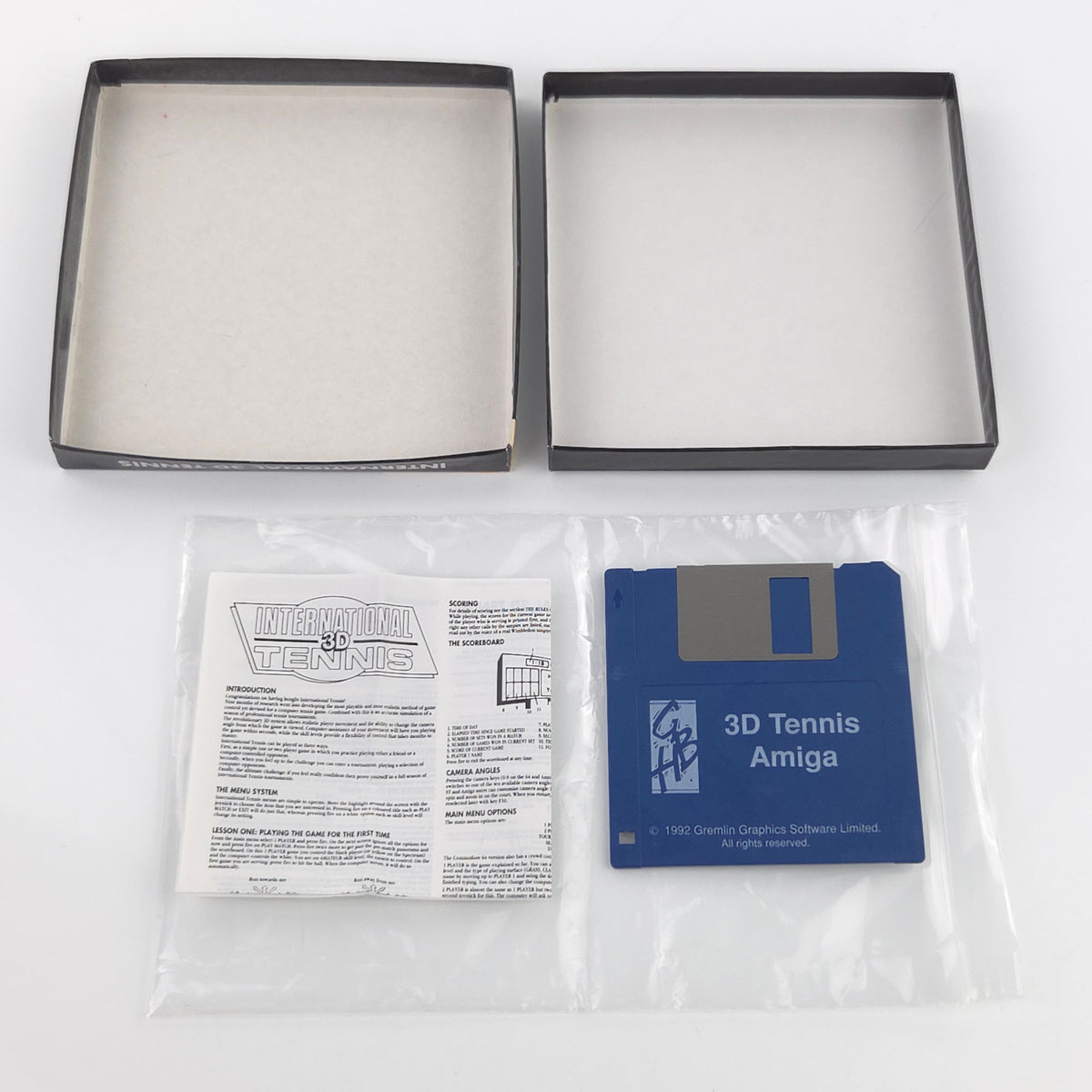 Commodore Amiga Spiel – International 3D Tennis (PAL)