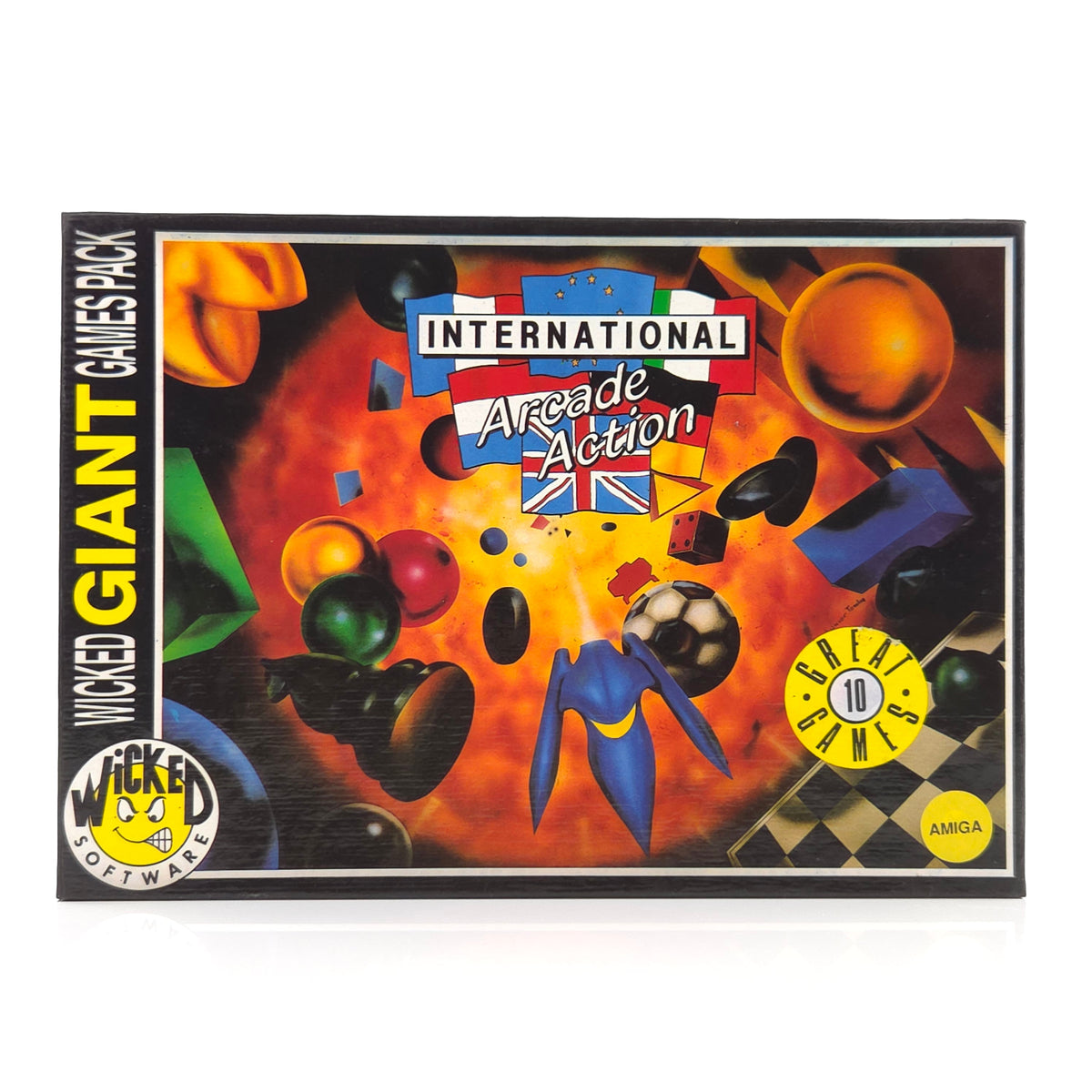 Commodore Amiga Spiel International Arcade Action OVP PAL
