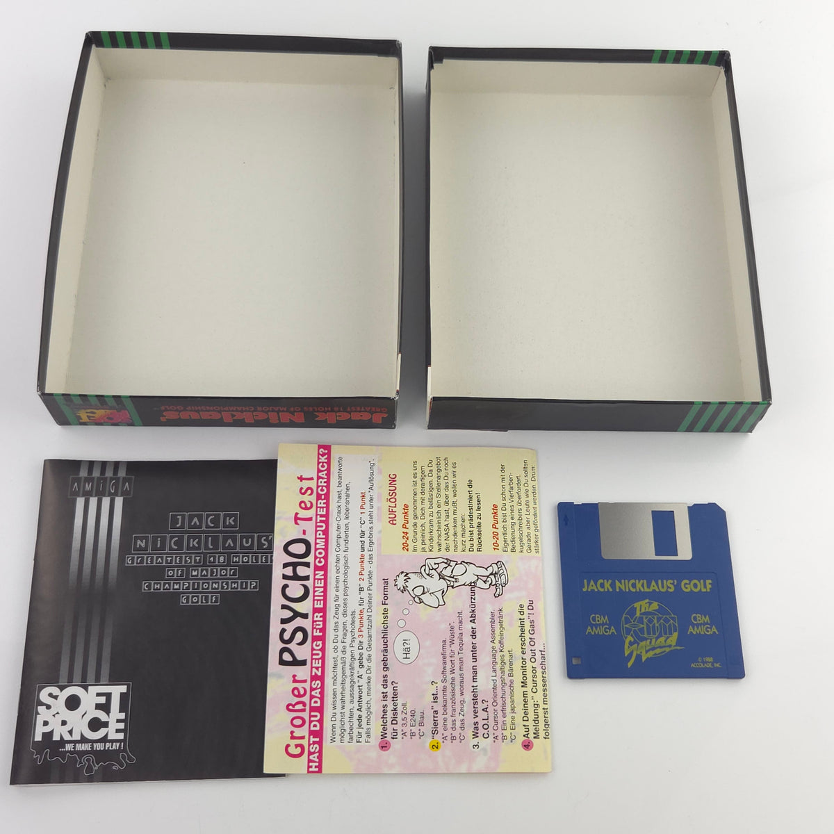 Commodore Amiga Spiel Jack Nicklaus Golf Big Box OVP PAL