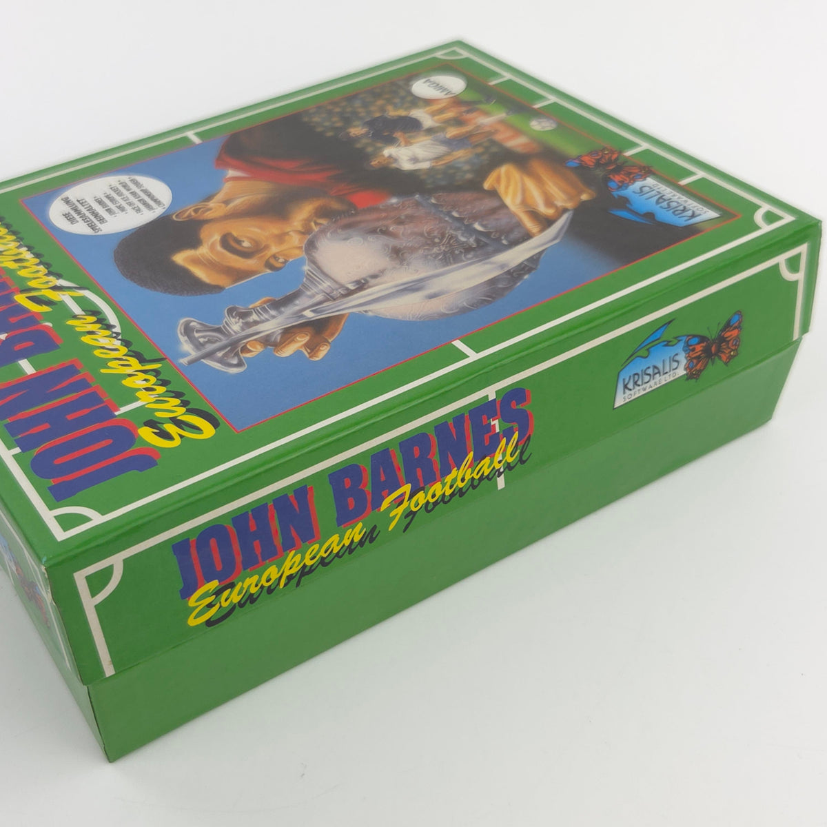 Amiga Spiel John Barnes European Football Big Box OVP