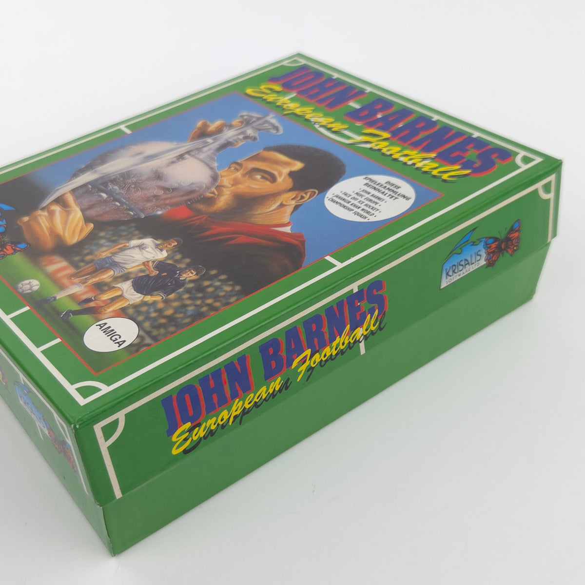 Amiga Spiel John Barnes European Football Big Box OVP