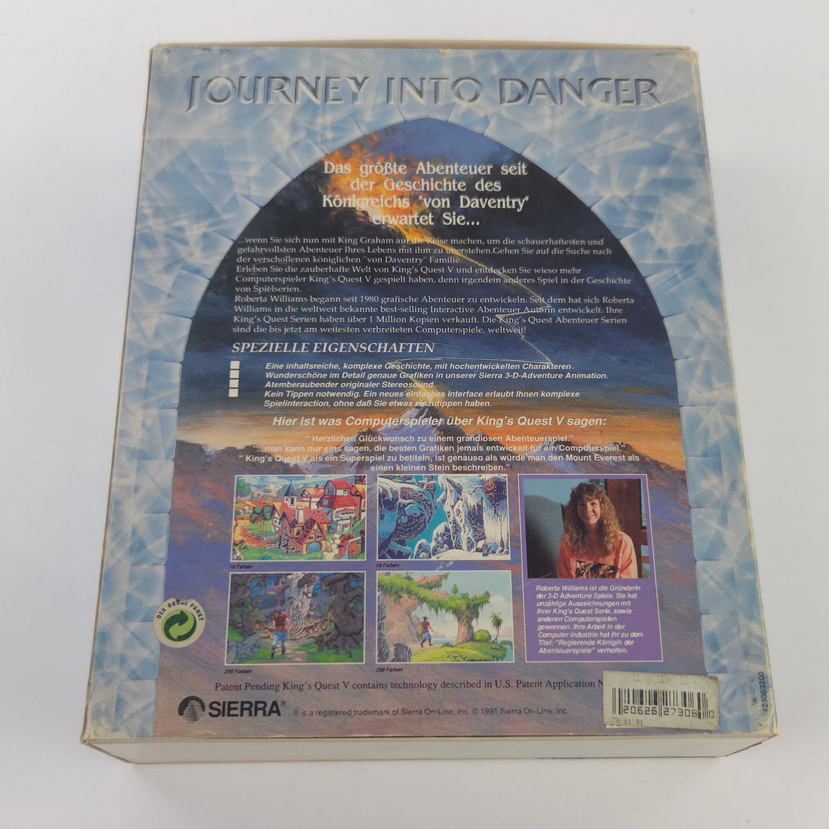 Amiga Spiel King´s Quest V Sierra Big Box OVP PAL CBM
