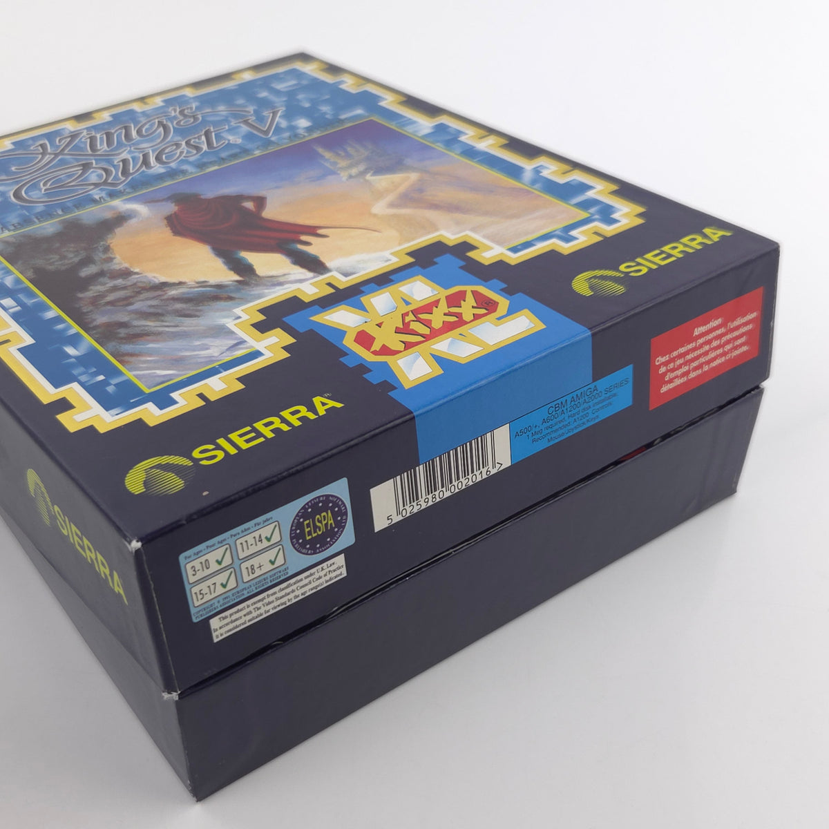 Amiga Spiel Kings Quest V KIXX XL Big Box OVP PAL Disk