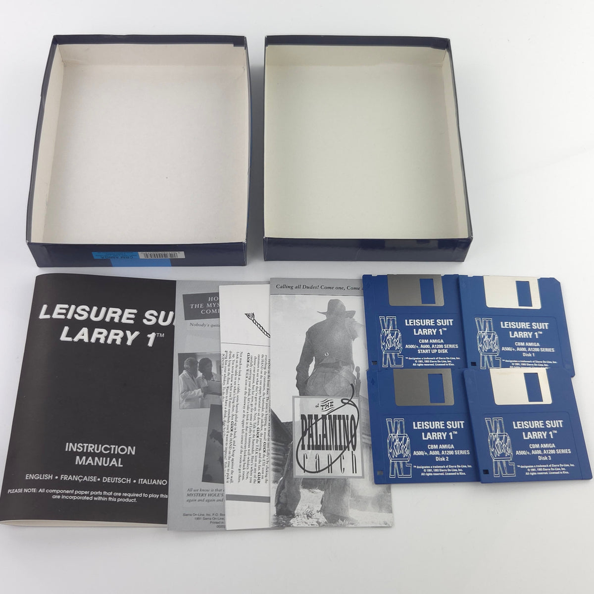 Amiga Spiel Leisure Suit Larry Lounge Lizards OVP CBM