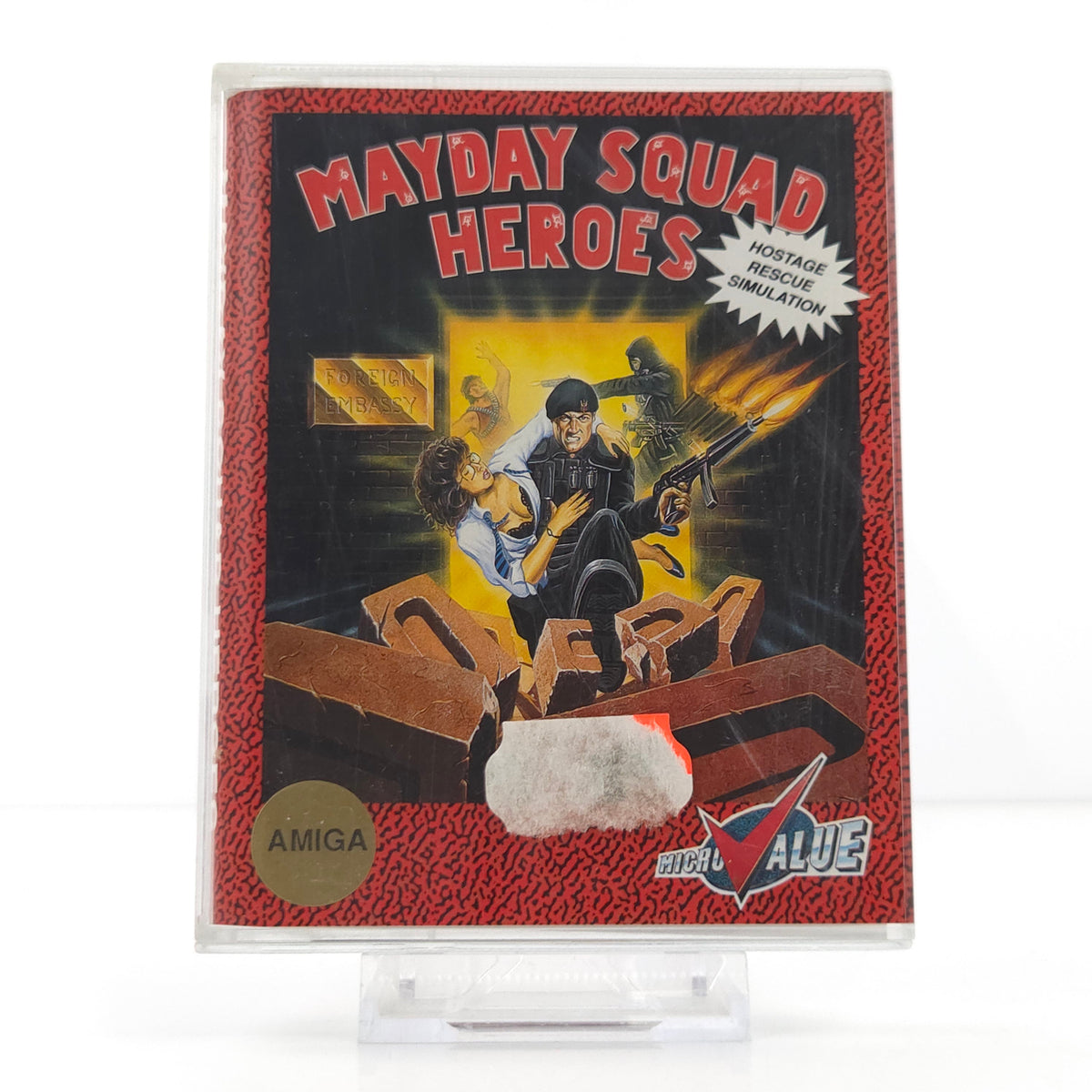 Amiga Spiel Mayday Squad Heroes CBM Disk OVP PAL Microvalue