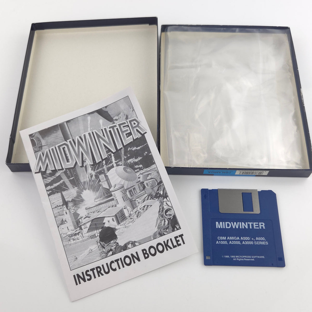 Amiga Spiel Midwinter KIXX XL Big Box OVP PAL Rainbird
