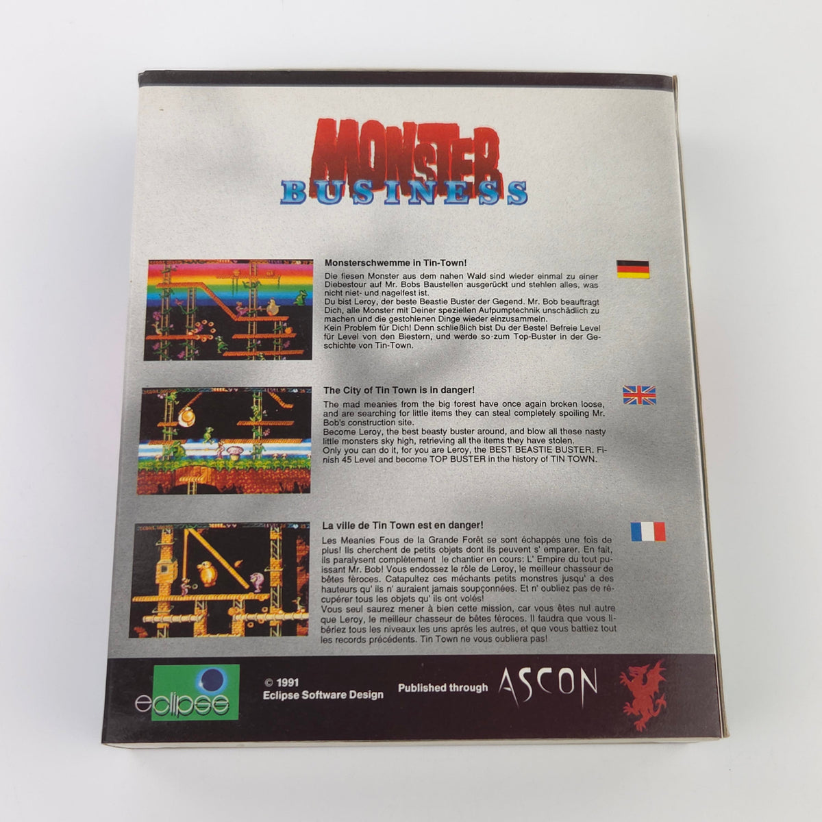 Commodore Amiga Spiel – Monster Business (OVP)