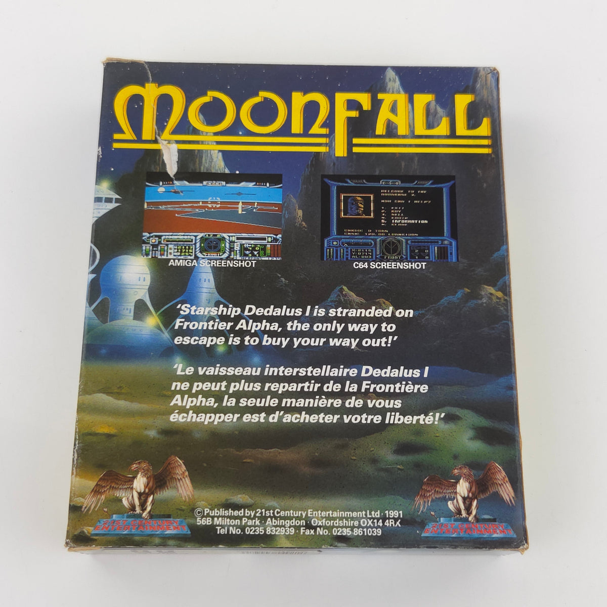 Commodore Amiga Spiel – Moonfall (OVP PAL)