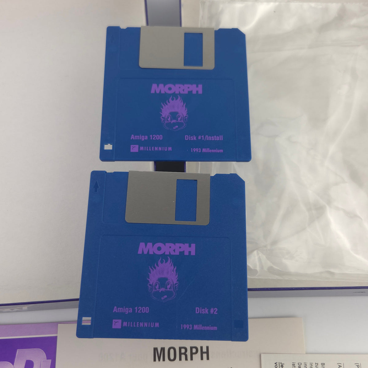 Commodore Amiga Spiel Morph Big Box OVP PAL Millennium