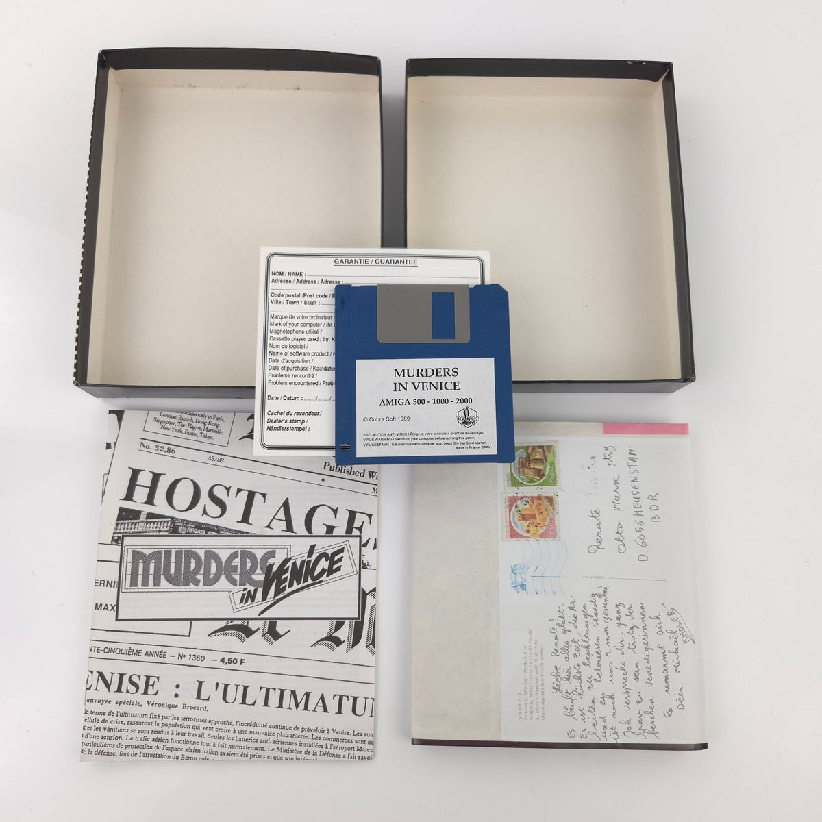 Commodore Amiga Spiel – Murders in Venice (OVP)