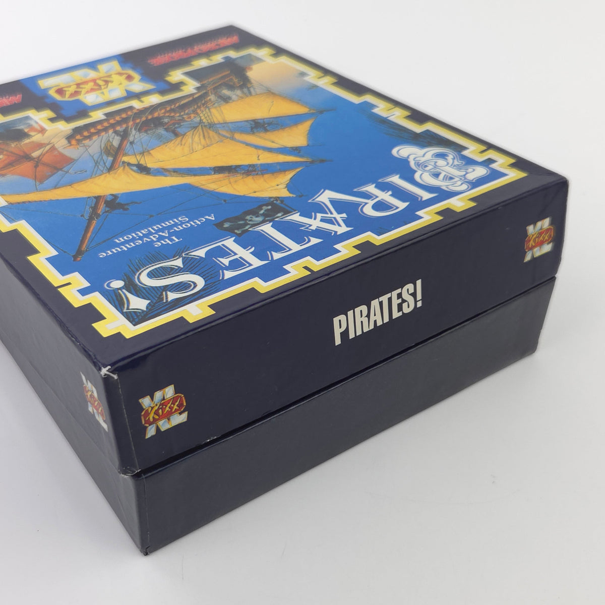 Amiga Spiel Pirates Big Box OVP KIXX 1990 CBM Disk PAL
