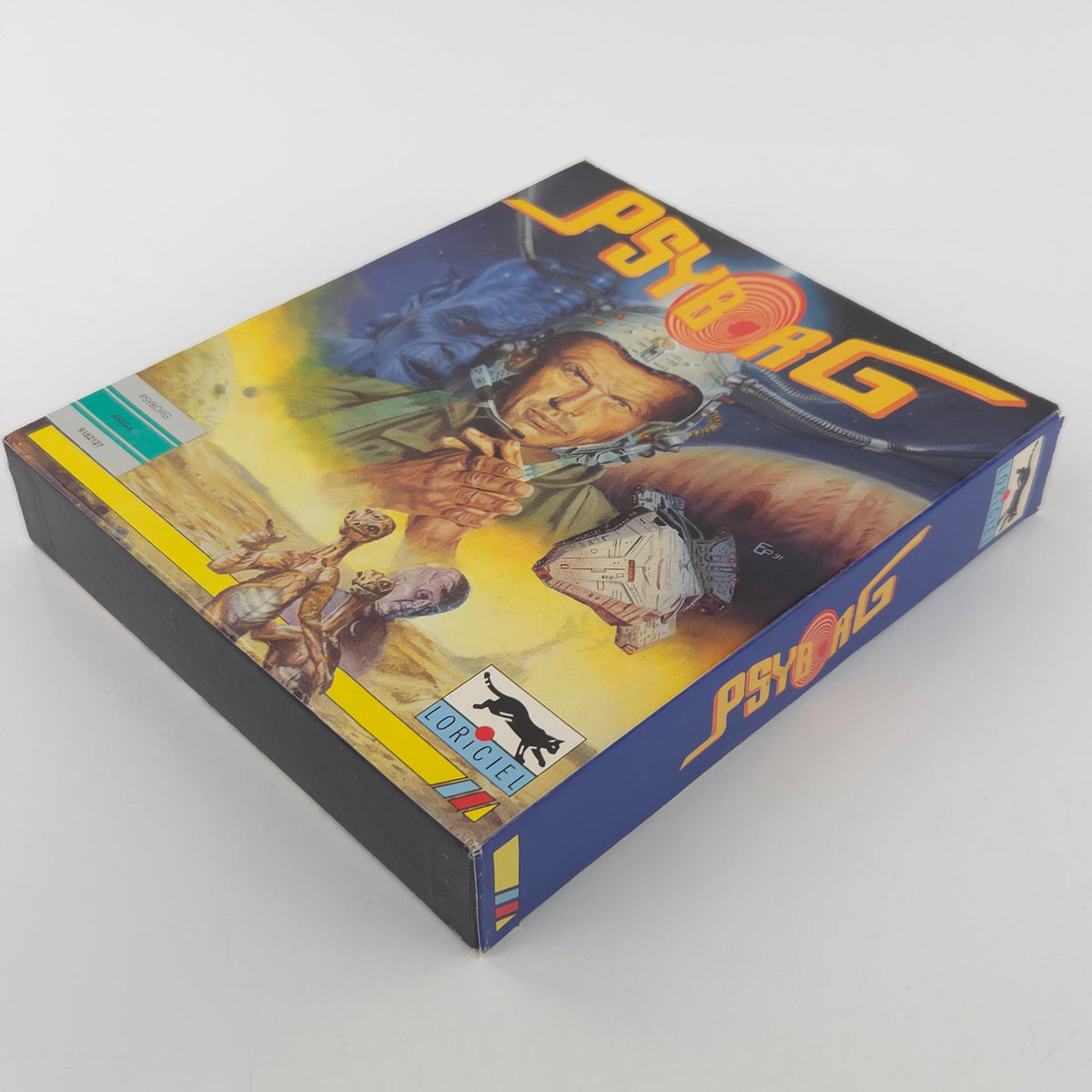 Amiga Spiel Psyborg Big Box OVP PAL Diskette Loriciel