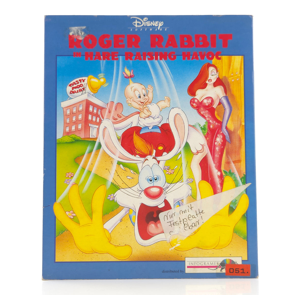Amiga Spiel Roger Rabbit Hare Raising Havoc Big Box OVP