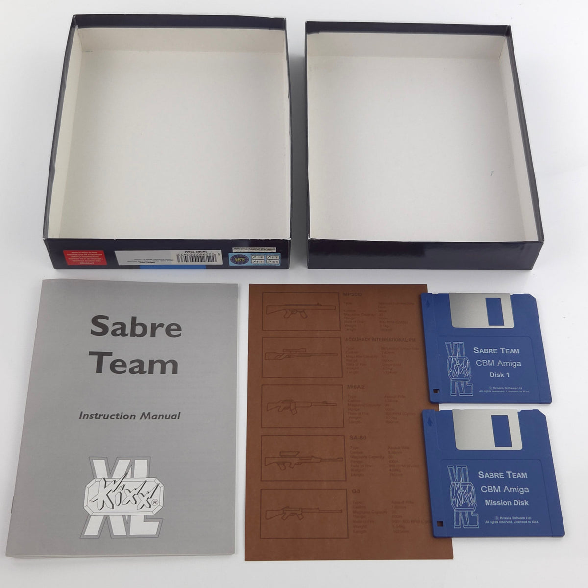 Commodore Amiga Spiel Sabre Team KIXX XL Big Box OVP PAL