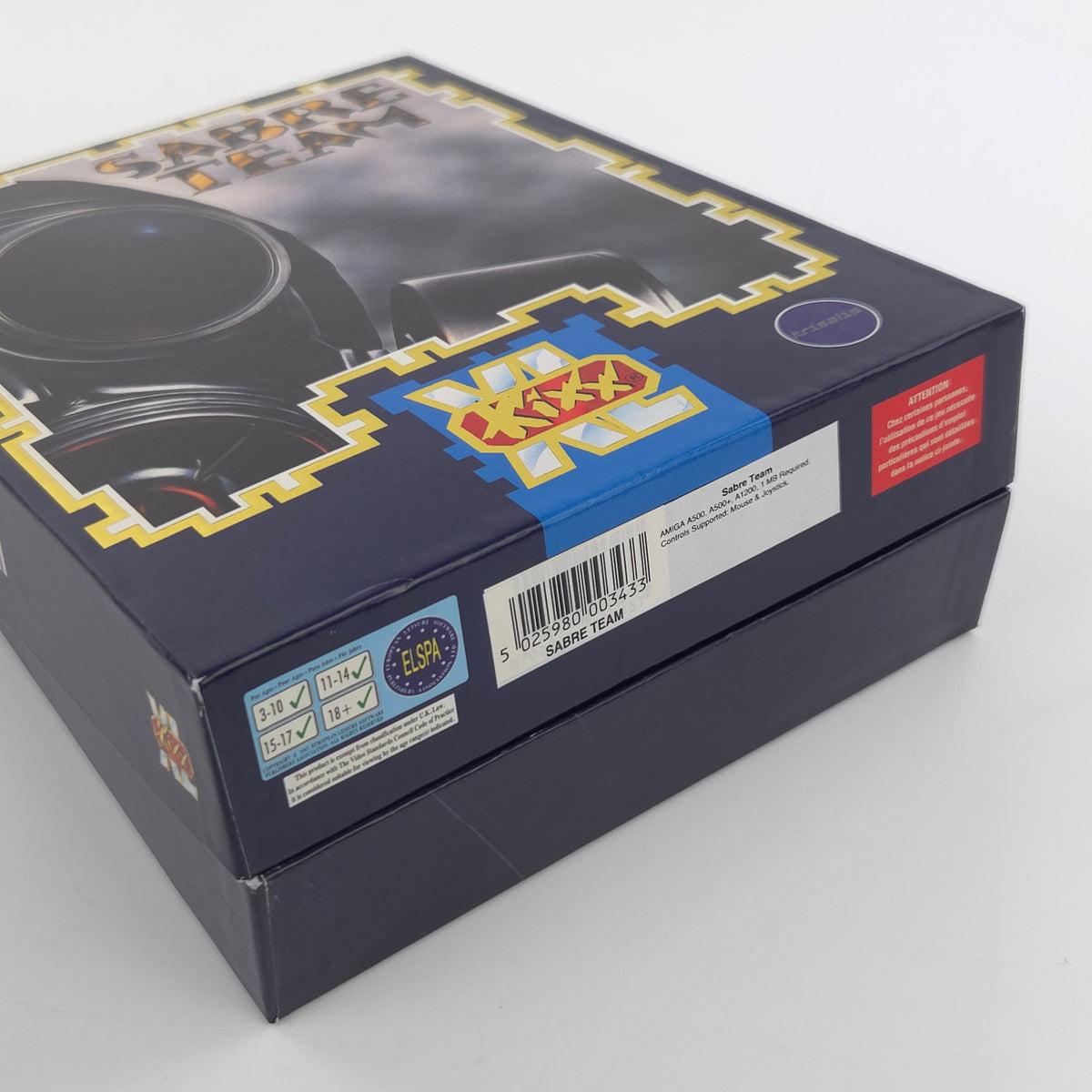 Commodore Amiga Spiel Sabre Team KIXX XL Big Box OVP PAL