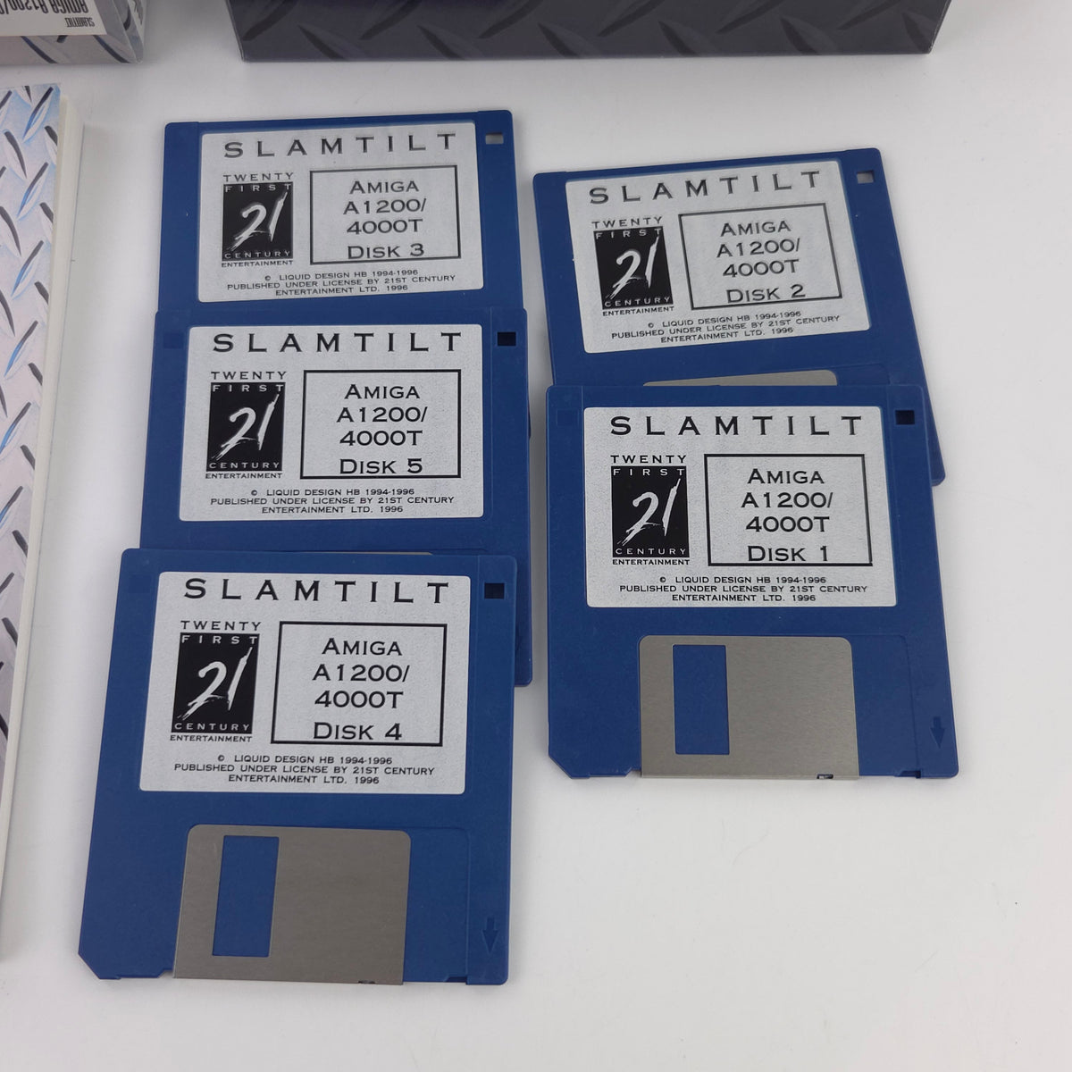 Amiga Spiel Slam Tilt Pinball Big Box OVP PAL Diskette