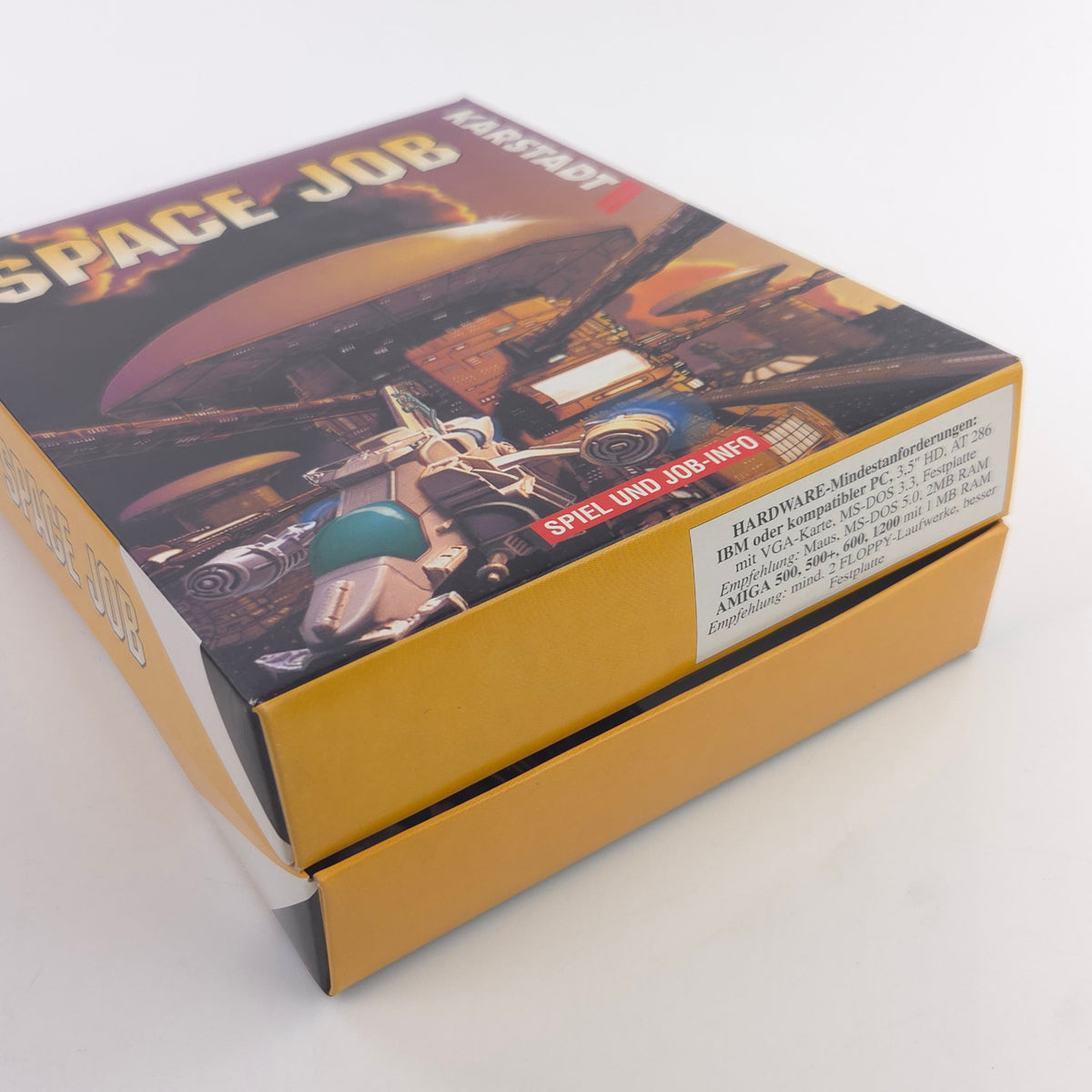 Commodore Amiga Spiel Space Job Big Box OVP PAL Karstadt