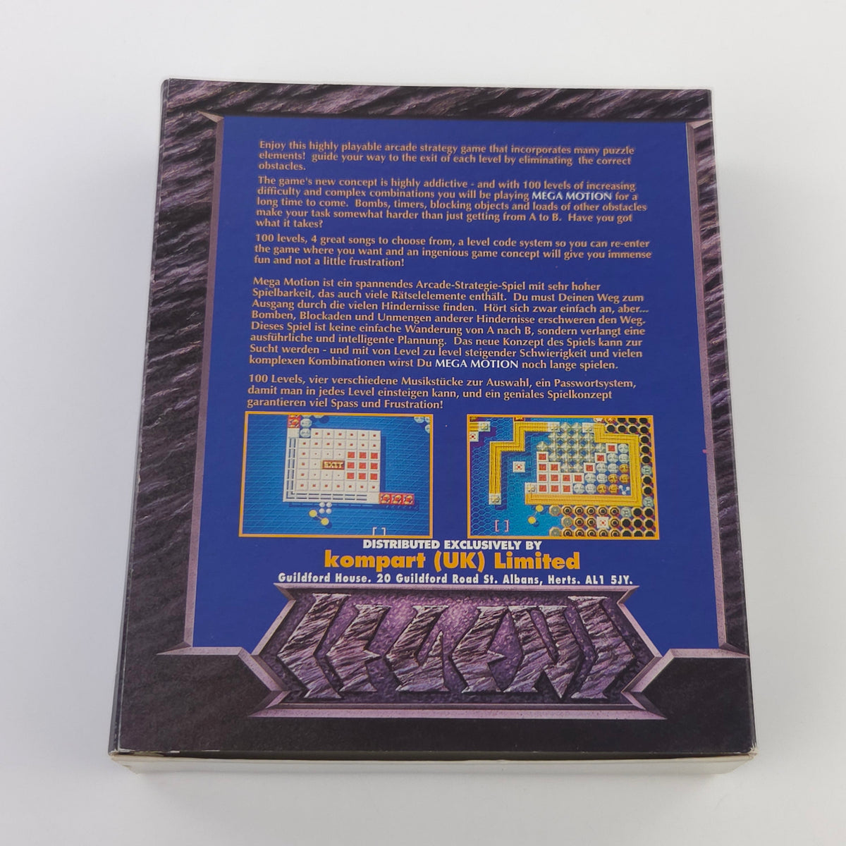 Commodore Amiga Spiel – MEGA Motion (OVP PAL)