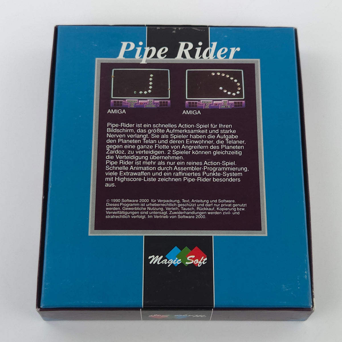 Commodore Amiga Spiel – Pipe Ride (PAL OVP)