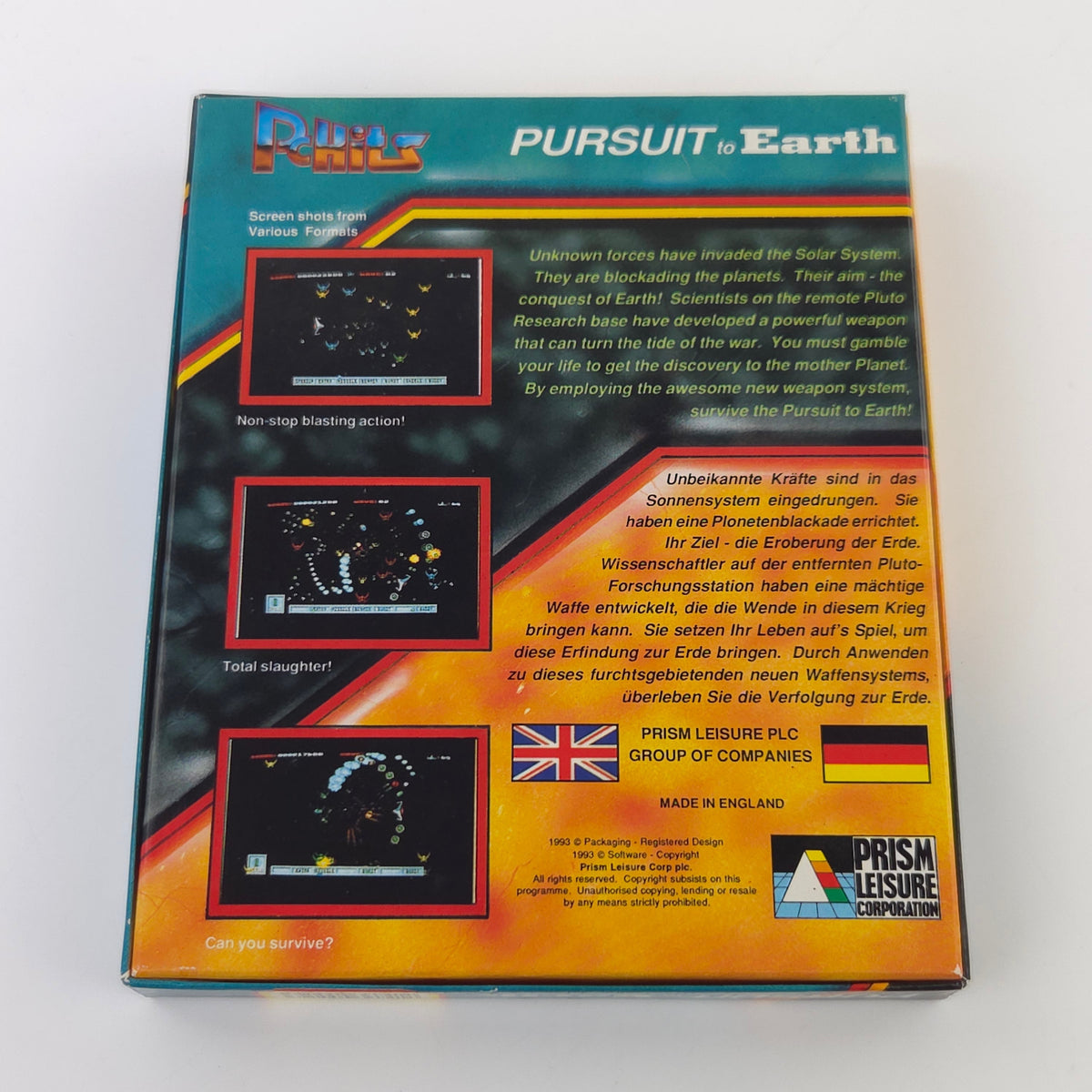 Commodore Amiga Spiel – Pursuit to Earth (OVP PAL)