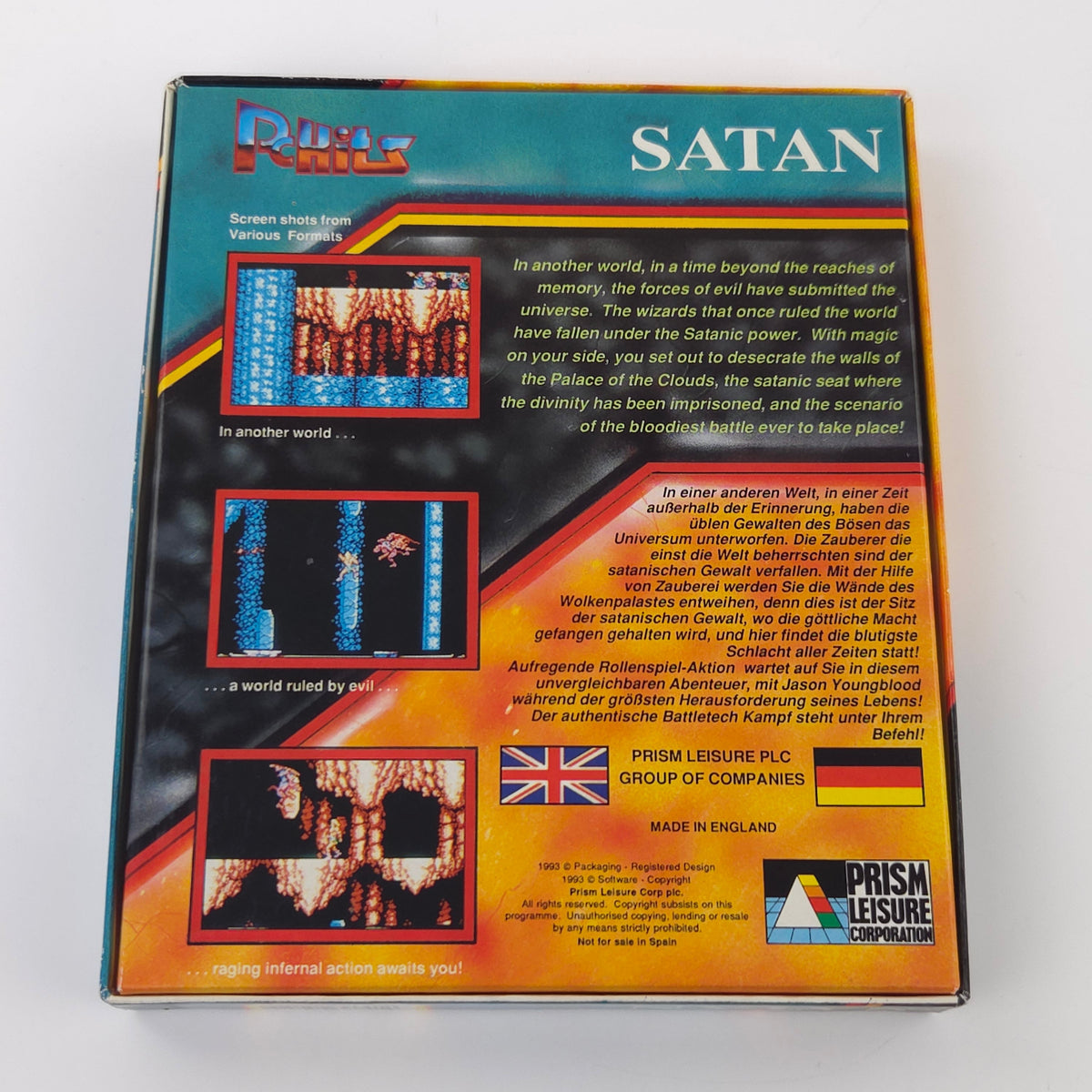 Commodore Amiga Spiel – Satan (OVP PAL)