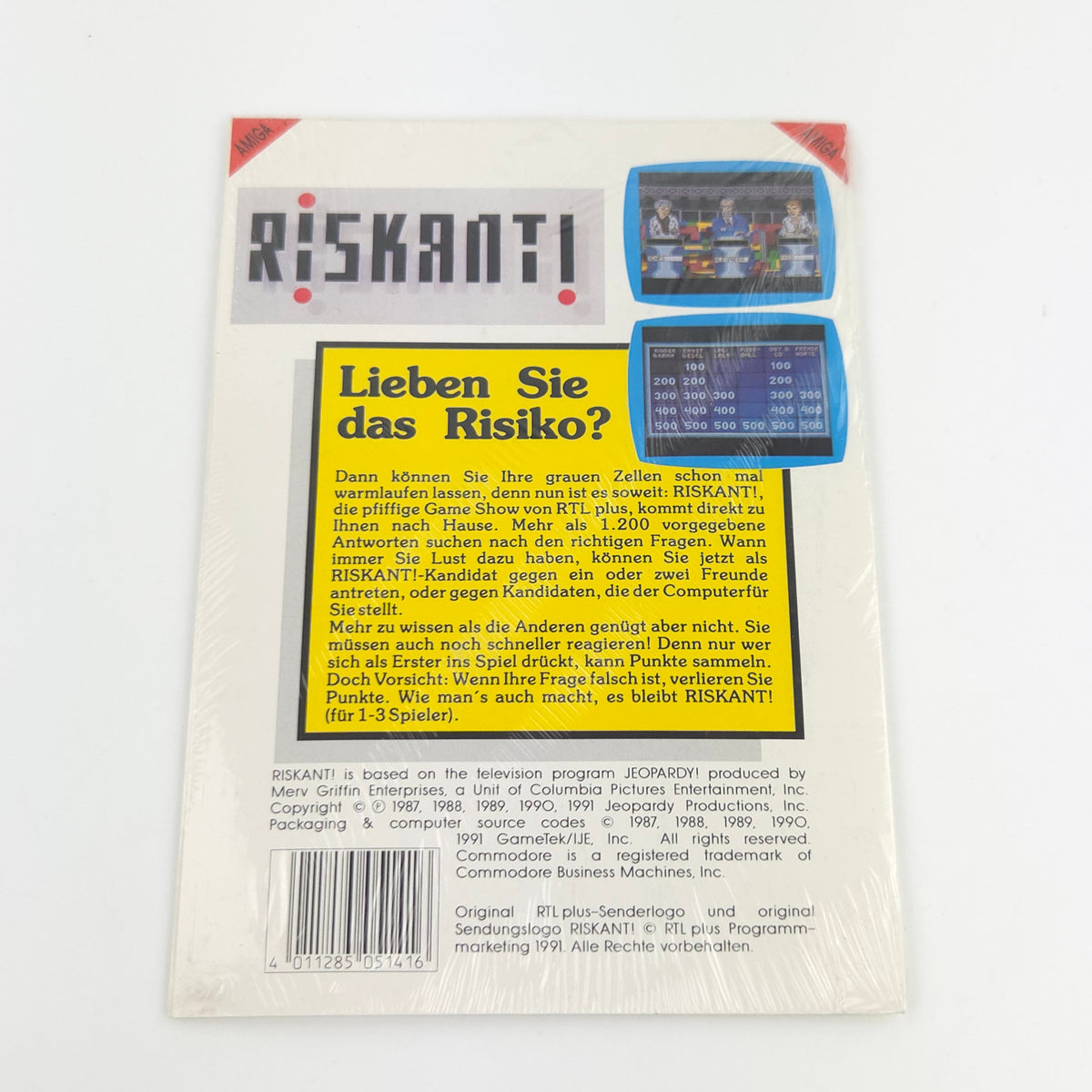 Amiga Spiel Riskant NEU OVP Grillogames Retrofans