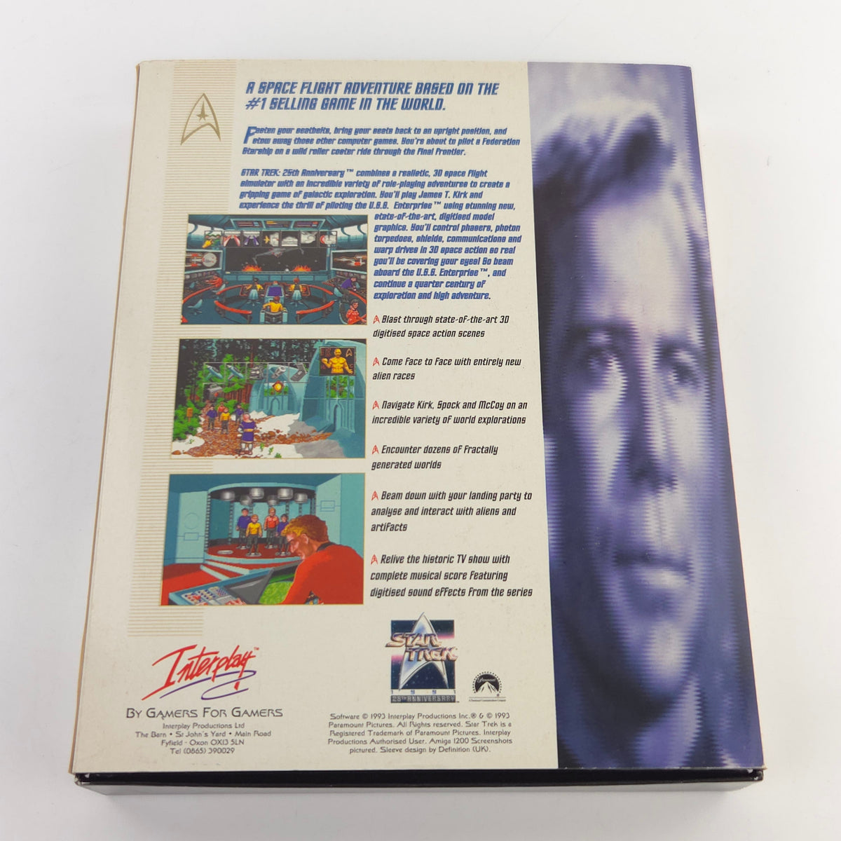 Amiga Spiel Star Trek 25th Anniversary Big Box OVP PAL