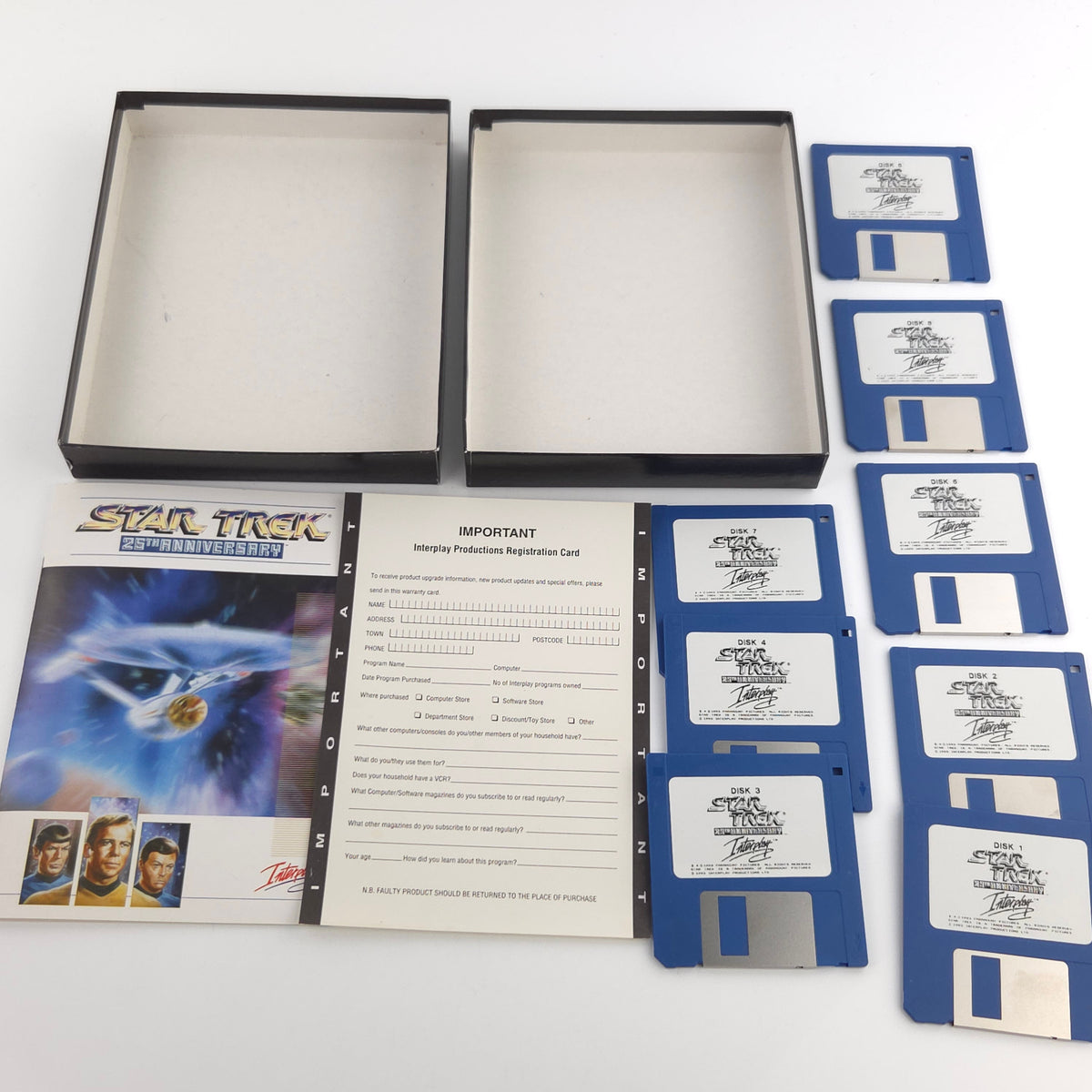 Amiga Spiel Star Trek 25th Anniversary Big Box OVP PAL