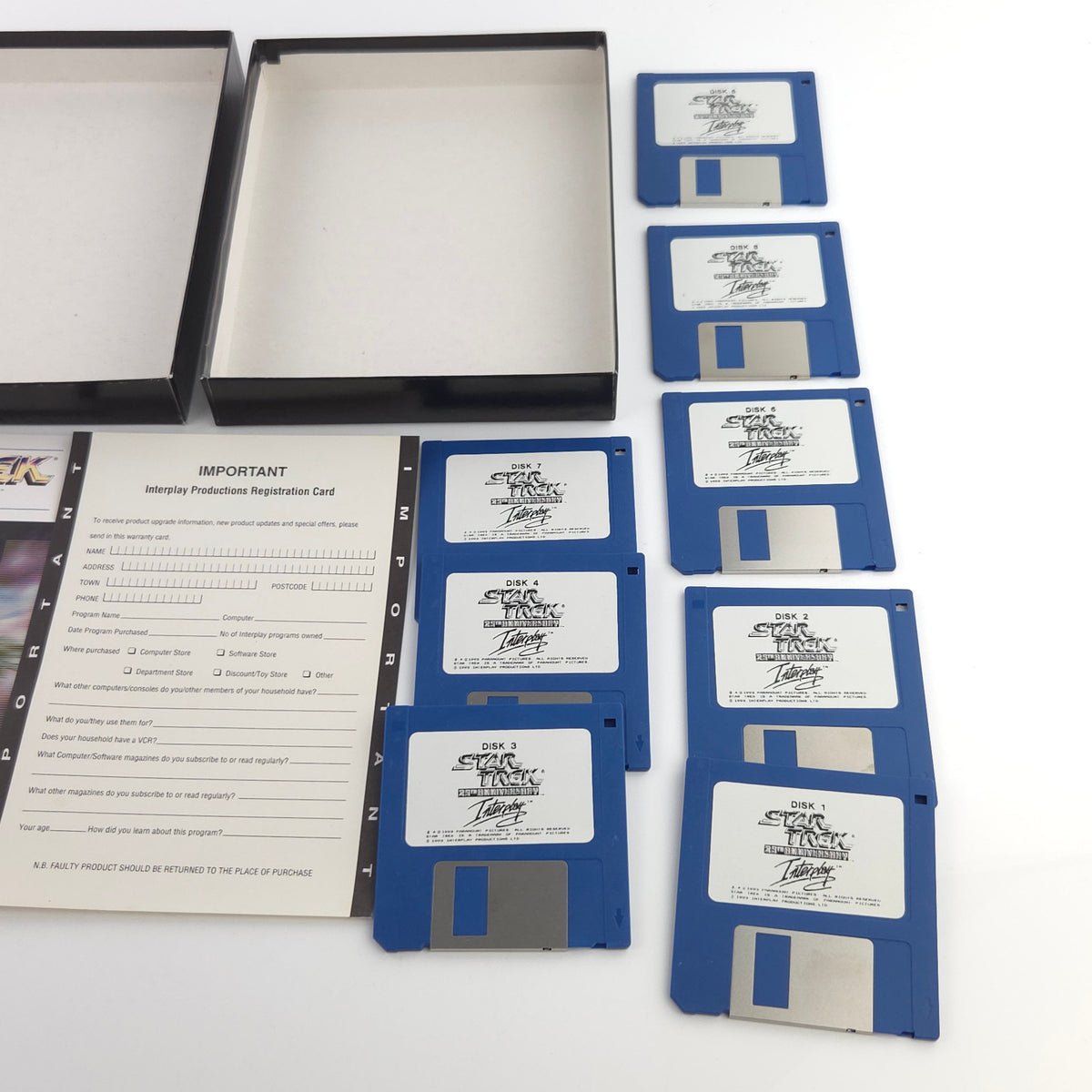 Amiga Spiel Star Trek 25th Anniversary Big Box OVP PAL