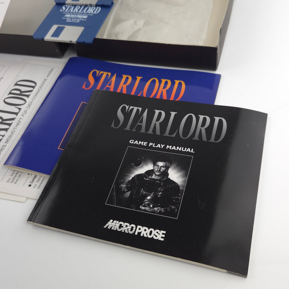 Amiga Spiel Starlord Big Box OVP PAL Microprose 1993