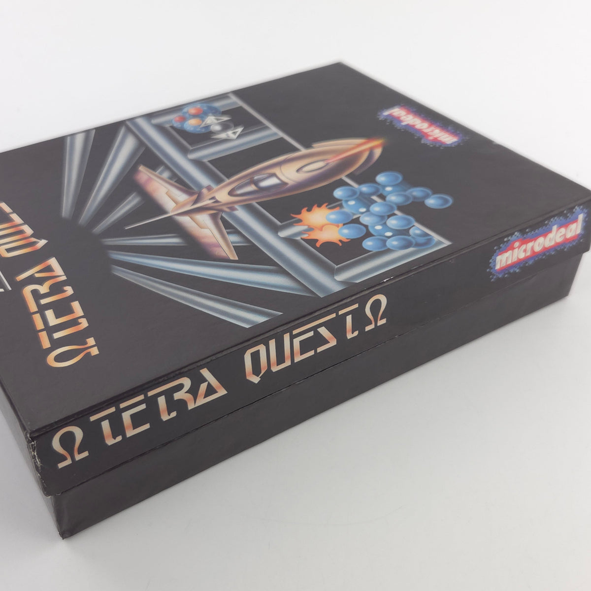 Amiga Spiel Tera Quest Big Box OVP PAL Microdeal Disk