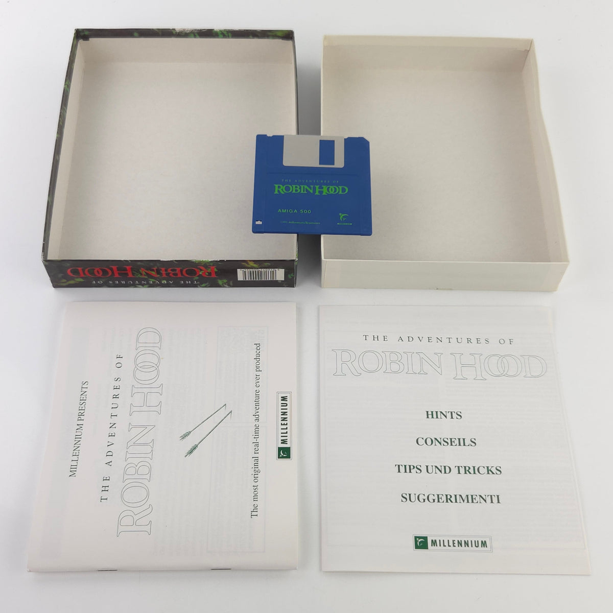Amiga Spiel Adventures of Robin Hood CBM Big Box OVP PAL