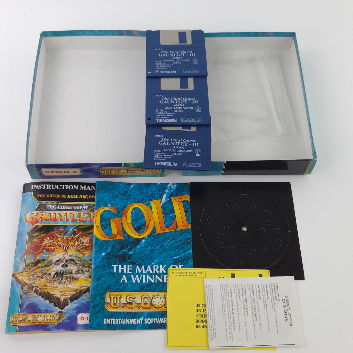 Commodore Amiga Spiel Gauntlet III Final Quest OVP PAL
