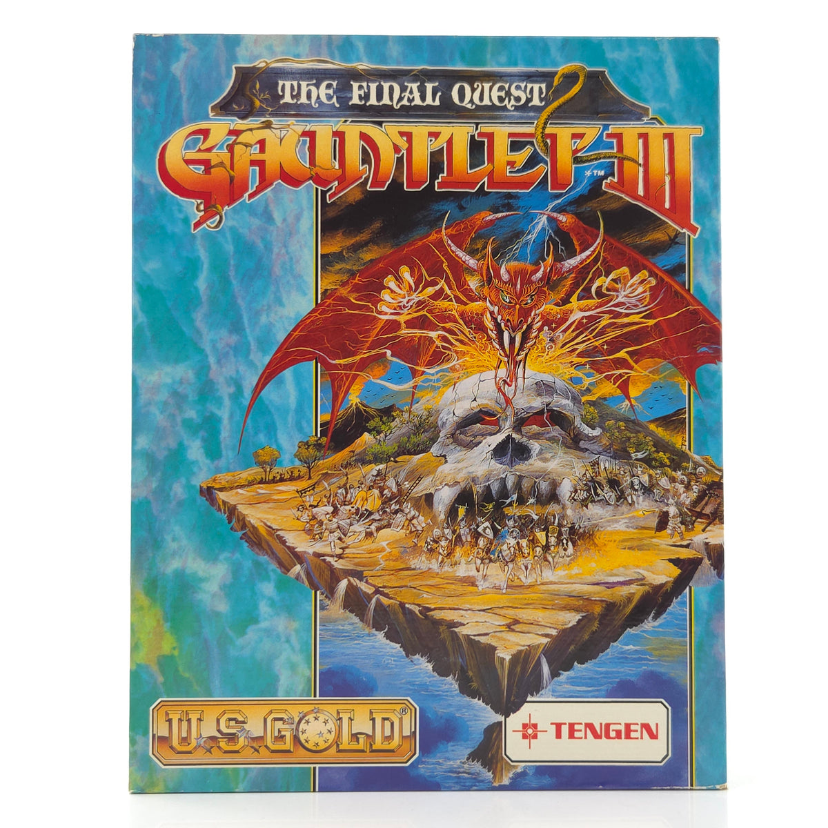 Commodore Amiga Spiel Gauntlet III Final Quest OVP PAL
