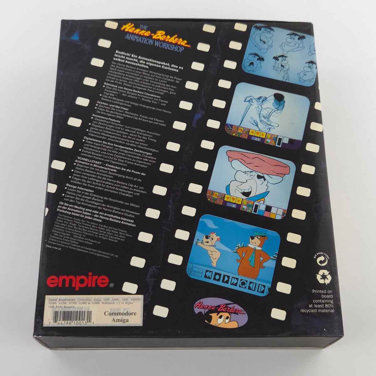 Amiga Spiel Hanna-Barbera Animation Workshop OVP PAL