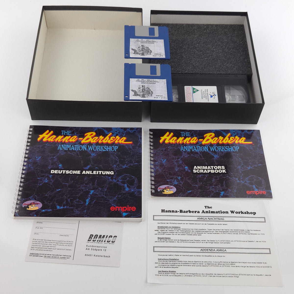 Amiga Spiel Hanna-Barbera Animation Workshop OVP PAL