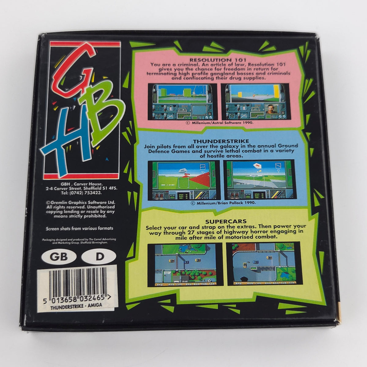 Commodore Amiga Spiel – Thunderstrike (OVP CIB)