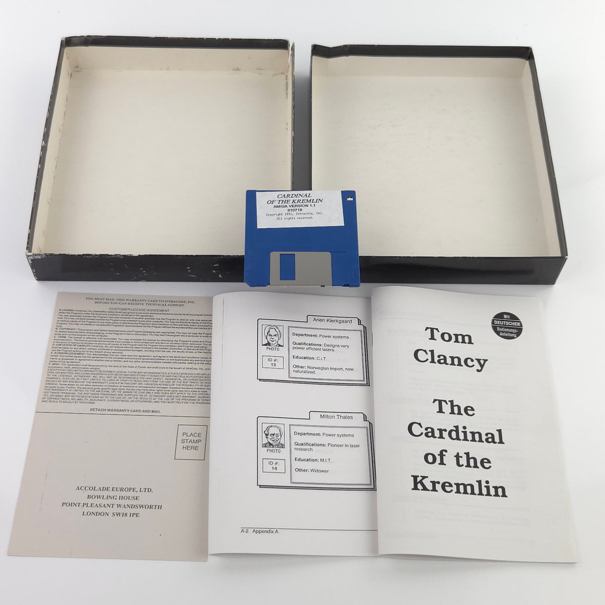Amiga Spiel Tom Clancys Cardinal of the Kremlin OVP PAL