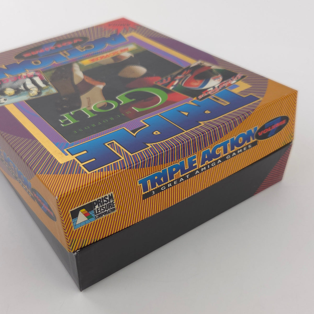 Commodore Amiga Spiel Triple Golf Action 7 Big Box OVP