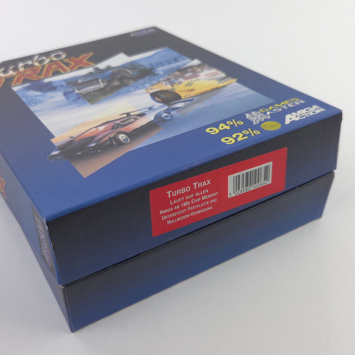 Commodore Amiga Spiel Turbo Trax Big Box OVP PAL Arcane