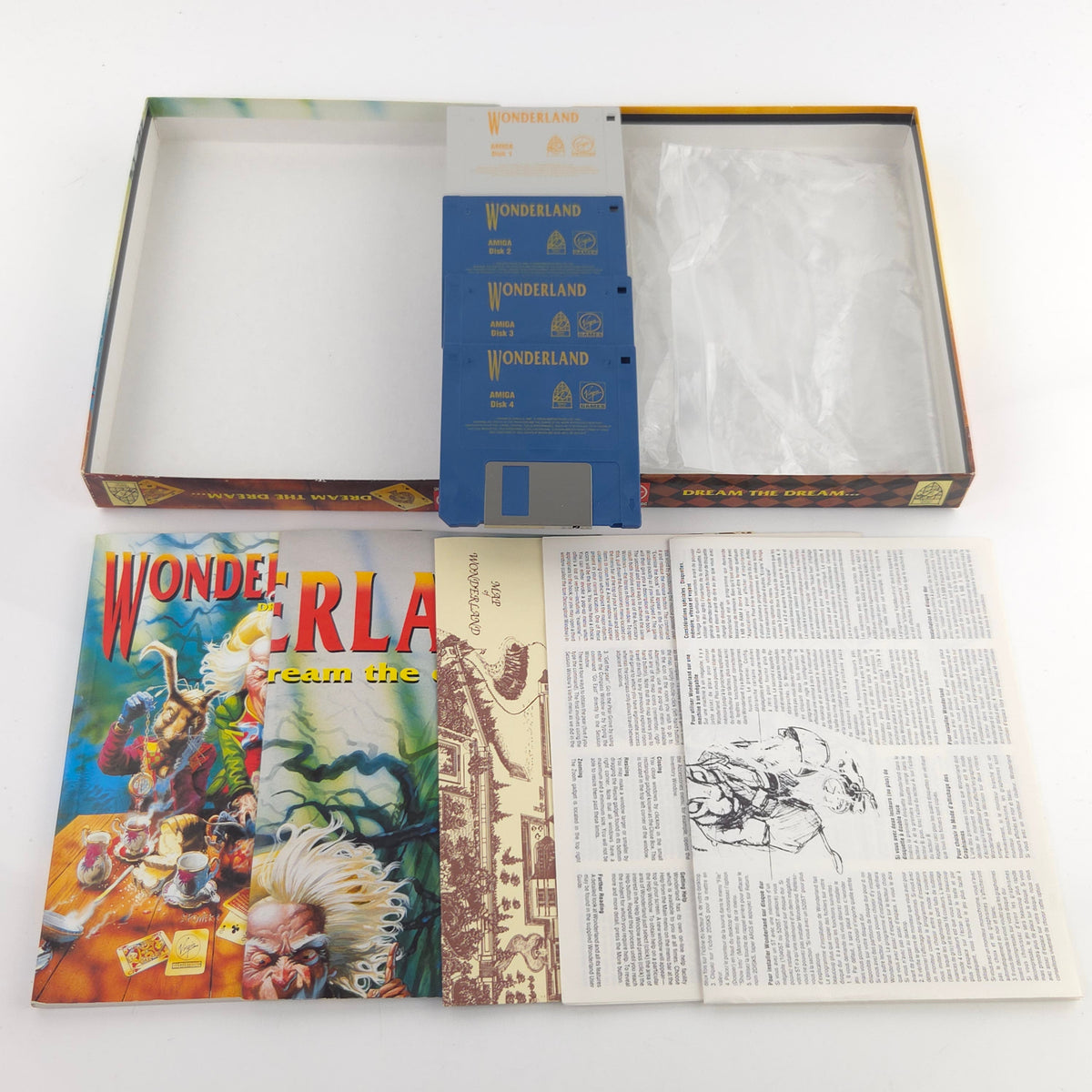 Amiga Spiel Wonderland Dream The Dream Big Box OVP PAL